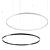 Contemporary Circular Pendant Light 3D model small image 2