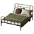 Metallic Asper Bed Frame, T140 3D model small image 4