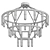 Maynor Elegant Candle Chandelier 3D model small image 2