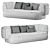 Cozy 2014 Hug Sofa Set 3D model small image 4