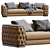 ASNAGHI Leather Sofa 2013 Model 3D model small image 4