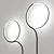 Poise Floor Lamp: Modern Elegance 3D model small image 5