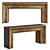 Modern Vail Console Table 3D model small image 1