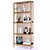 JAC Scandinavian Style Oak Bookcase 3D model small image 2