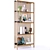 JAC Scandinavian Style Oak Bookcase 3D model small image 3