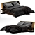 Luxury Minotti Spencer Bed Frame 3D model small image 1