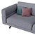 Modern Luxury Giorgetti SoHo Sofa 3D model small image 4