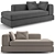 Eichholtz Canyon Modern Sofa 3D model small image 1