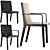 Emea Chair with Armrests, Alki 3D model small image 1