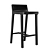 EMEA Oak Barstool Collection by Jean Louis Iratzoki 3D model small image 1