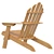 Théodore Adirondack Style Garden Chair 3D model small image 3