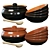 Vyatskaya Keramika Cookware Set 3D model small image 1