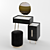 Modern Off-White Vanity Set 3D model small image 7