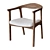 Modern Ergonomic Dining Chair SF8 3D model small image 1