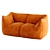 Le Bambole Suede Sofa 2015 3D model small image 4