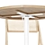 Beech Dining Table and Rattan Chair 3D model small image 3