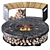 Cozy Outdoor Fire Pit 7 3D model small image 4