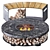 Cozy Outdoor Fire Pit 7 3D model small image 7