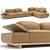 Natuzzi Italia ADAM Sofa 3D model small image 4