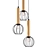 Modern Pendant Light Fixture 3D model small image 1