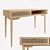 Scandinavian Style Writing Desk 3D model small image 1