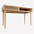 Scandinavian Style Writing Desk 3D model small image 3