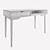 Scandinavian Style Writing Desk 3D model small image 5