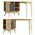 Nordik-3 Writing Desk by Divan.ru 3D model small image 1