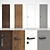 Sleek 70-210cm Interior Doors 3D model small image 1