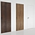 Sleek 70-210cm Interior Doors 3D model small image 2