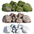 Mossy Rock Scatter Collection 3D 3D model small image 12