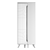 Nova 9 Bookshelf (White) 3D model small image 7