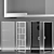 Modular Glass Door Set, Customizable 3D model small image 3