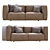 Prostoria Leather Sofa Match: Modern Design 3D model small image 2