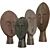 African Ethnic Masks Set 3D model small image 5