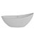  Abber AB9233G Acrylic Bathtub 3D model small image 2