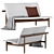 Finn Juhl Two-Seater Japan Sofa 3D model small image 1