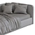 Modern Style Sofa-Bed 280 3D model small image 5