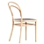 Classic Thonet 214 Chair Oak 3D model small image 5