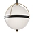 Glamour Chic Pendant Light 3D model small image 1