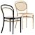 Elegant Thonet 215 R Chair 3D model small image 3