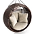 Handcrafted Apui Swing with Pillows 3D model small image 6