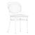 Sleek 214 P Thonet Chair 3D model small image 6