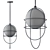 Elegant Dolores Pendant Light 3D model small image 2