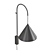 Berlin Black Cone Wall Lamp 3D model small image 2