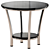 Modern Black Round End Table 3D model small image 1