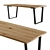 mLOFT Margin V Table, Sleek Aesthetic 3D model small image 1