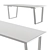 mLOFT Margin V Table, Sleek Aesthetic 3D model small image 3