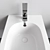 Nic Pin WC and Bidet 3D model small image 5