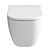 Vitra D-Light Wall Hung Toilet 3D model small image 2